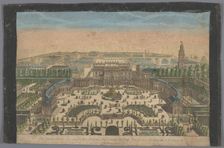 View of the palace of the Margrave of Bayreuth at Erlang, 1700-1799. Creator: Unknown