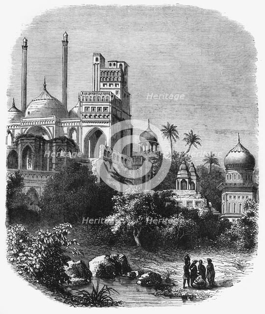 'View of the Palace of Vellore', c1891. Creator: James Grant.