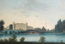 View of the Palace in Gatchina, Early 19th century. Artist: Anonymous