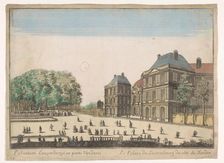 View of the Palais du Luxembourg in Paris seen from the garden, 1700-1799. Creator: Unknown