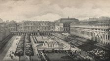 View of the Palais-Royal in 1834 1915
