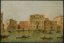 View of the Palazzo Loredan dell'Ambasciatore on the Grand Canal, Venice, 1775-85. Artist: Francesco Guardi