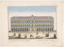View of the Palazzo Reale in Naples, 1700-1799. Creator: Unknown