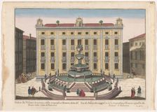 View of the Palazzo Senatorio in Palermo, 1700-1799. Creator: Unknown