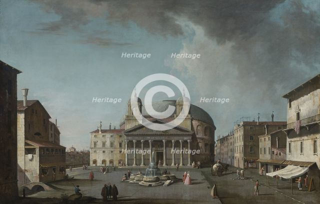 View of the Pantheon in Rome.