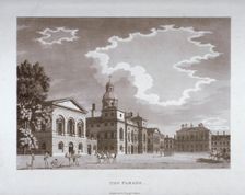 View of the parade at Horse Guards, Westminster, London, 1794. Artist: Anon