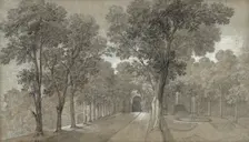 View of the Park at Arcueil, 1744. Creator: Jean-Baptiste Oudry
