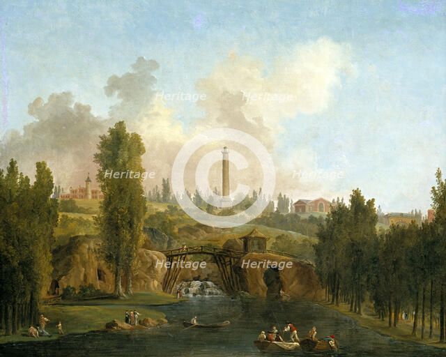 View of the Park of Méréville, 1790. Creator: Hubert Robert.