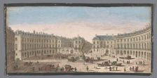 View of the Place des Victoires in Paris, 1700-1799. Creators: Anon, Jacques Rigaud