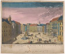 View of the Platz am Hof in Vienna, 1780-c.1830. Creators: Anon, Josef Carmine
