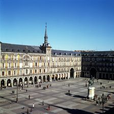 View of the Plaza Mayor in Madrid