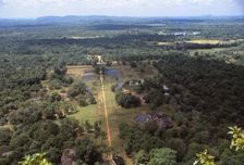 View of the Pleasure Gardens from the Summit of Sigiriya, Sri Lanka, 20th century. Artist: CM Dixon