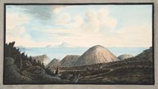 View of the present state of the little mountain raised by the explosion in the year 1760, 1776