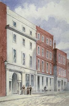 View of the Prerogative Will Office, Doctors Commons, City of London, 1840. Artist: Anon