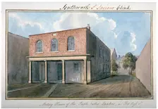 View of the Quaker's Meeting House on Redcross Street, Southwark, London, 1825. Artist: G Yates