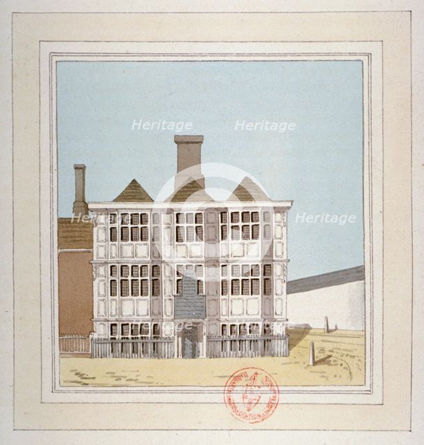 View of the Queen's Head Inn on Essex Road in Islington, London, c1790. Artist: Anon