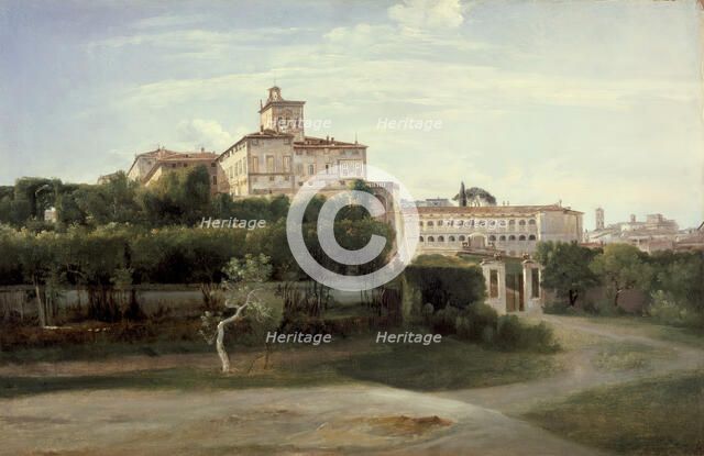 View of the Quirinal Palace, Rome, c1806. Creator: Francois-Marius Granet.