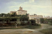 View of the Quirinal Palace, Rome, c1806. Creator: Francois-Marius Granet