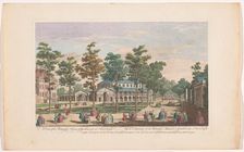 View of the Rotunda in Ranelagh Gardens in London, 1751. Creator: Nathaniel Parr