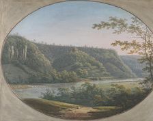 View of the Round Howe near Richmond, Yorkshire, England, 1788. Creator: George Cuit