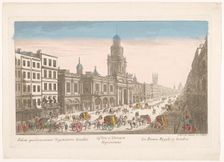 View of the Royal Exchange in London, 1745-1775. Creator: Anon