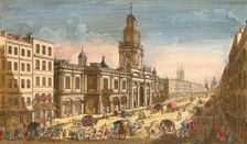 View of the Royal Exchange, London, 1751. Creator: Moithey Lainee