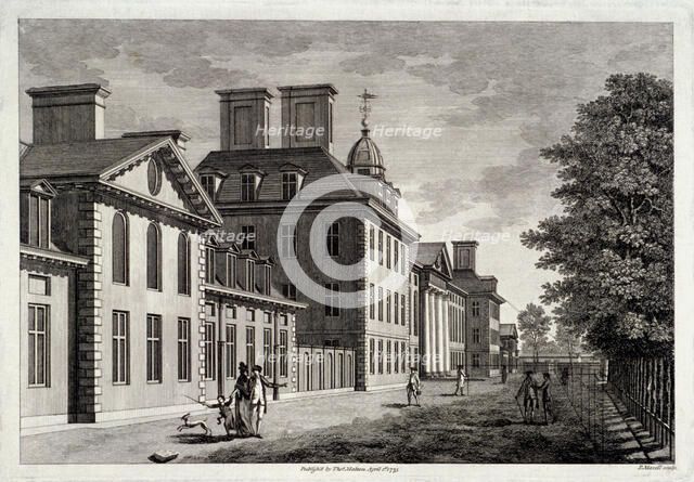 View of the Royal Hospital, Chelsea, London, 1775. Artist: Peter Mazell