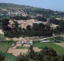 View of the Royal Minoan palace of Knossos, c.1700-1300 BC