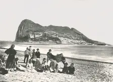 View of the Rock from the sea, Gibraltar, 1895. Creator: W & S Ltd