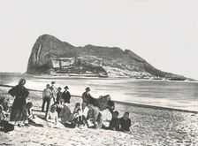 View of the Rock from the sea, Gibraltar, 1895. Creator: W & S Ltd
