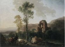 View of the Roman Campagna, 1775. Creator: Christian Wilhelm Ernst Dietrich