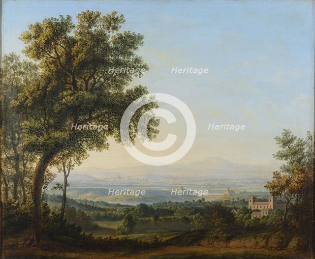 View of the Roman Campagna, First half of the 19th cent..