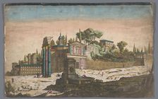 View of the Roman Forum in Rome, 1700-1799. Creator: Anon
