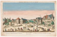 View of the RossMarkt in Frankfurt am Main, 1700-1799. Creator: Anon