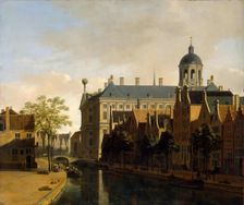 View of the Ratshuis in Amsterdam, 1670. Creator: Gerrit Berckheyde