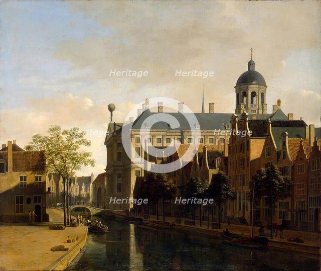 View of the Ratshuis in Amsterdam, 1670. Creator: Gerrit Berckheyde.