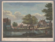 View of the Raampoort in Amsterdam, 1766. Creator: Caspar Jacobsz Philips