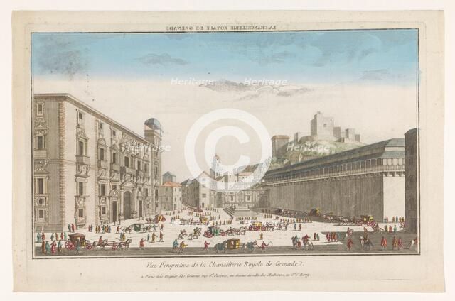 View of the Real Chancillería in Granada, 1735-1805. Creator: Unknown.