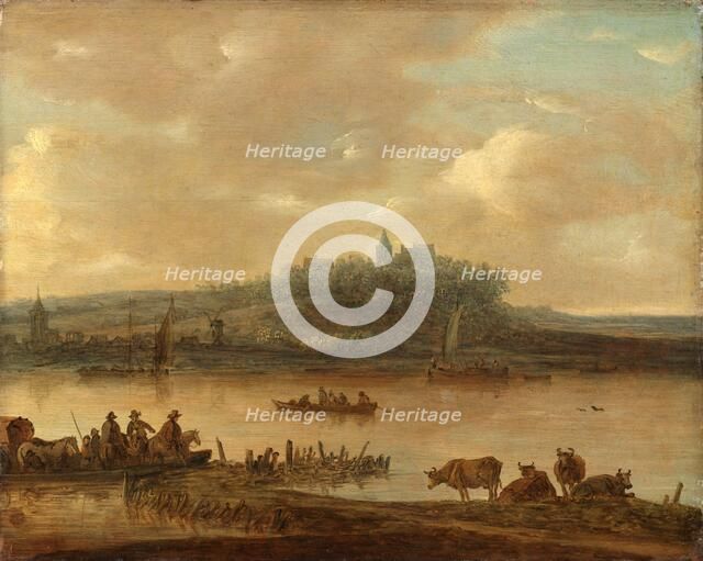 View of the Rhine and the Elterberg, after 1645. Creator: Unknown.