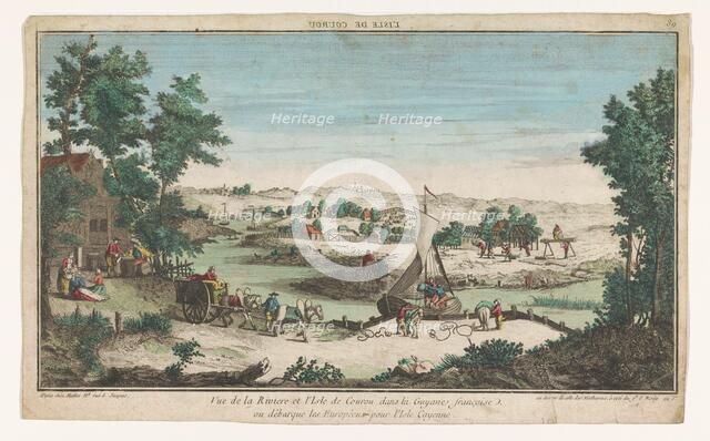 View of the river and island of Kourou, before 1744-after 1760. Creator: Anon.
