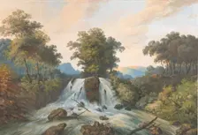 View of the river of Kema, Waterhaalplaats, 1838-1898. Creator: Charles William Meredith van de Velde