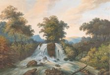View of the river of Kema, Waterhaalplaats, 1838-1898. Creator: Charles William Meredith van de Velde