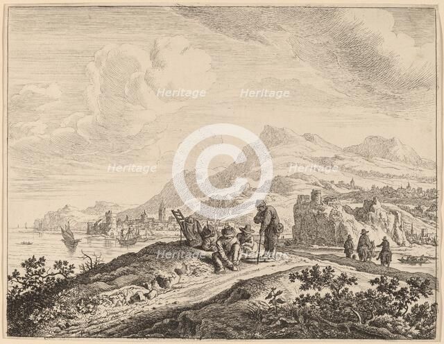 View of the River Rhine. Creator: Jan van Aken.