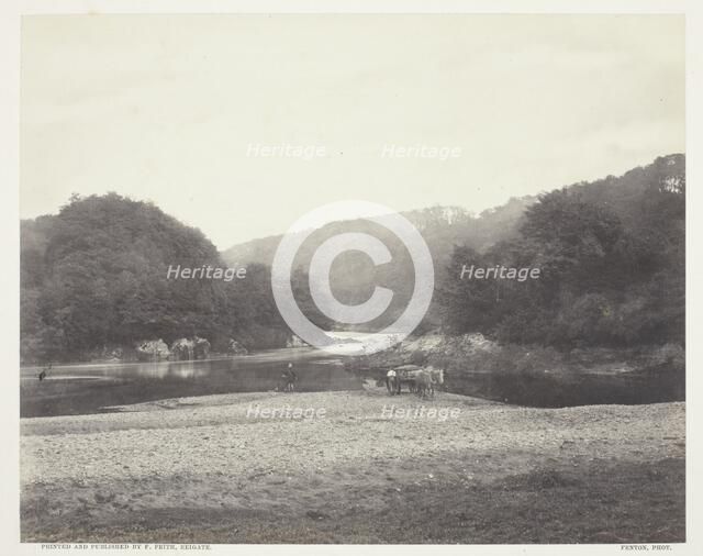 View of the Ribble, Yorkshire, c. 1860, printed c. 1870. Creator: Roger Fenton.