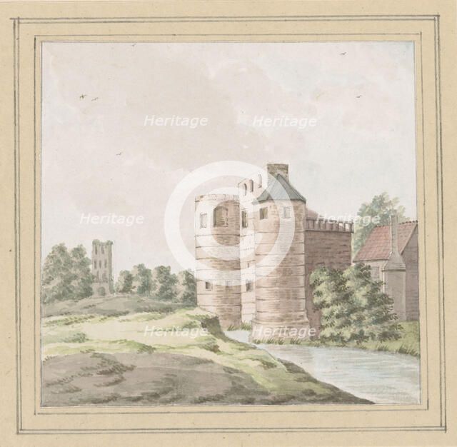 View of the ruins of Slot Zandenburg in Veere, in or after 1754-c. 1800. Creator: Anon.