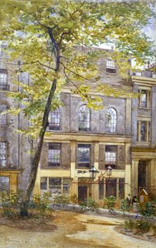 View of the Woolpack Tavern, St Peter's Alley, City of London, 1882. Artist: John Crowther