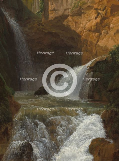 View of the Waterfalls at Tivoli, 1788. Creator: Jean Joseph Xavier Bidauld.