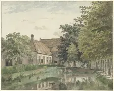 View of the Watergoor country estate near Nijkerk, 1782. Creator: Wybrand Hendriks
