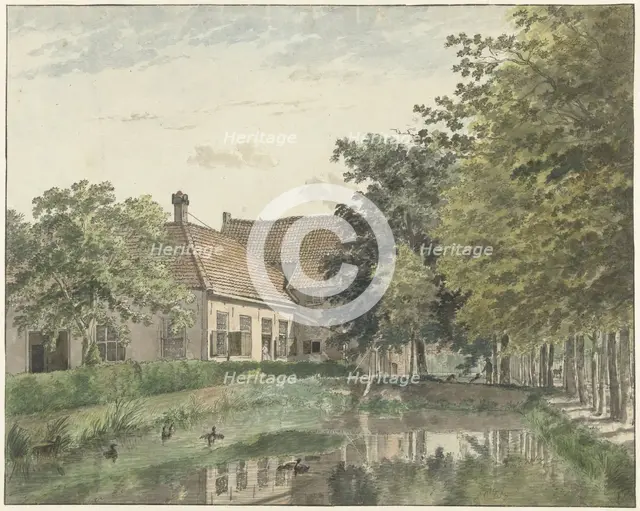 View of the Watergoor country estate near Nijkerk, 1782. Creator: Wybrand Hendriks.