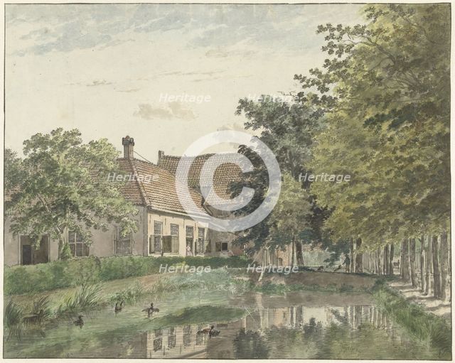 View of the Watergoor country estate near Nijkerk, 1782. Creator: Wybrand Hendriks.